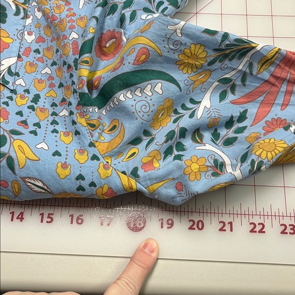 BODEN "Kitty" Cottage Garden Party Birds/Floral Full Skirt Cotton Shirtdress 10P - Picture 15 of 16